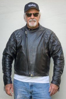 Custom Langlitz Leathers Motorcycle Jacket