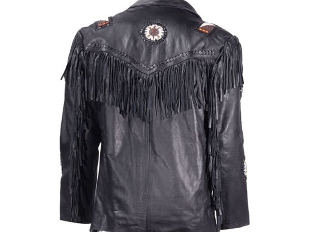 Western style leather Motorcycle Jackets