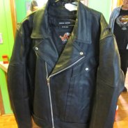 Leather Motorcycle Jacket with body armor